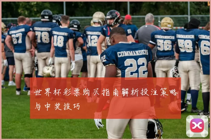 世界杯彩票购买指南解析投注策略与中奖技巧