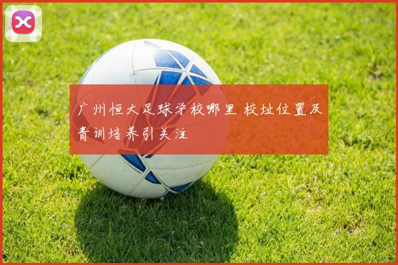广州恒大足球学校哪里 校址位置及青训培养引关注